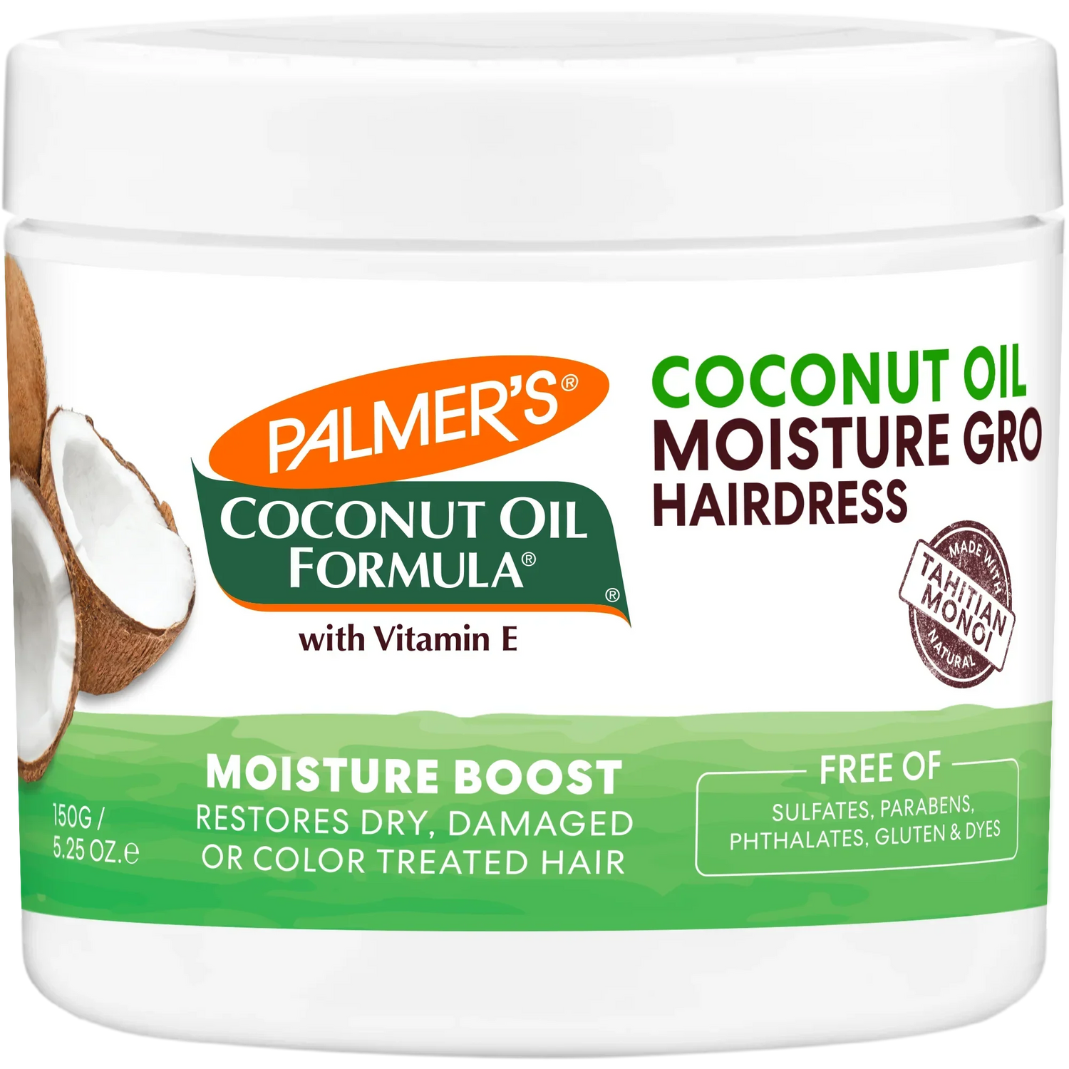 Coconut Oil Moisture Boost Gro Hairdress 150g