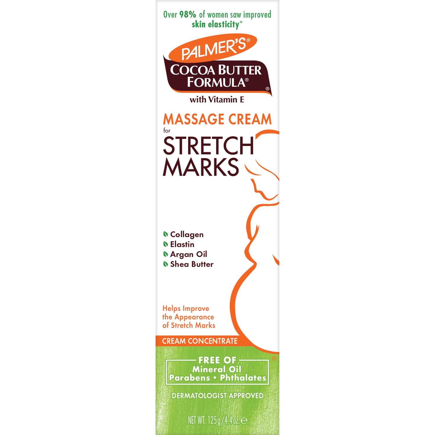 Cocoa Butter Massage Cream for Stretch Marks 125g