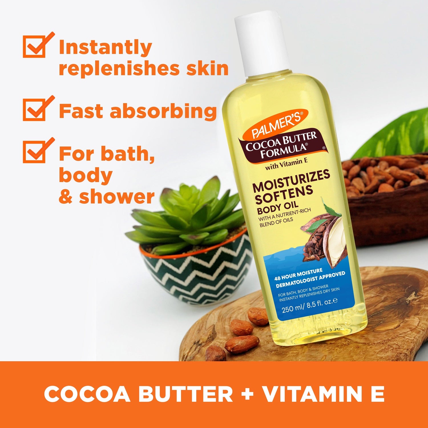 Cocoa Butter Moisturizing Body Oil
