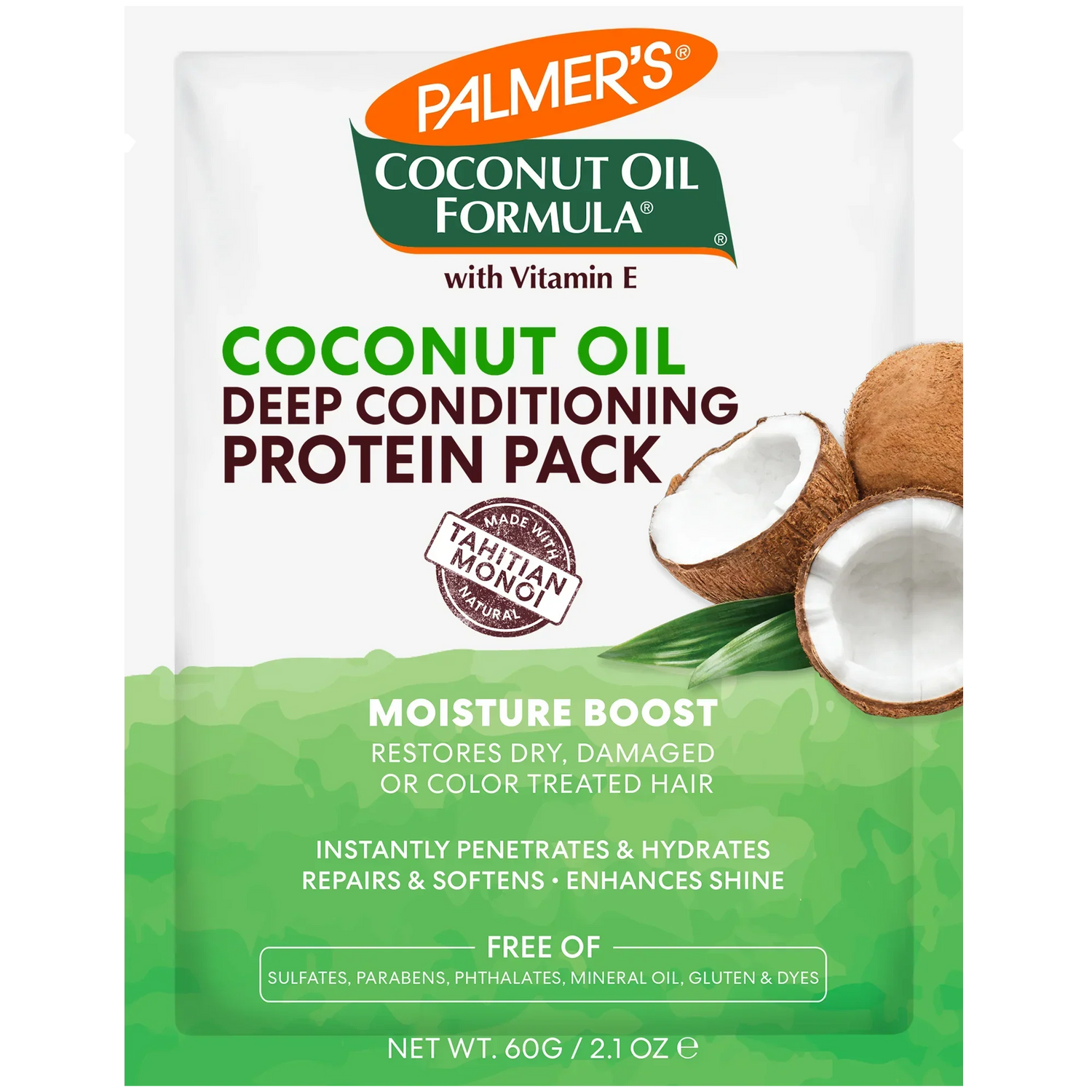 Coconut Oil Moisture Boost Protein Pack 60g