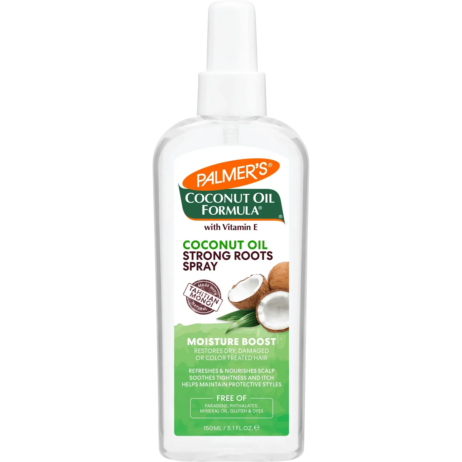Coconut Oil Moisture Boost Strong Roots Spray 150ml