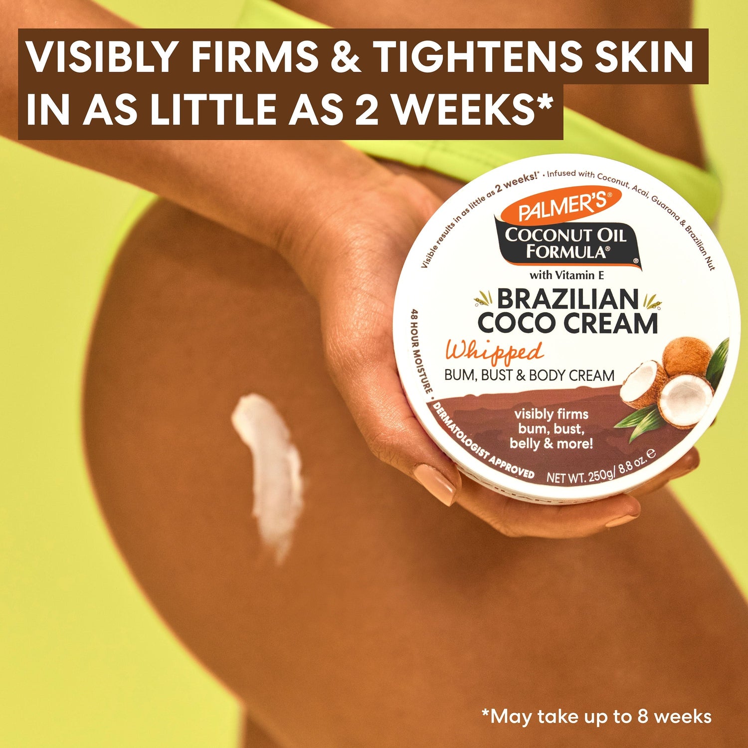 Brazilian Coco Whipped Bum, Bust & Body Cream 250g