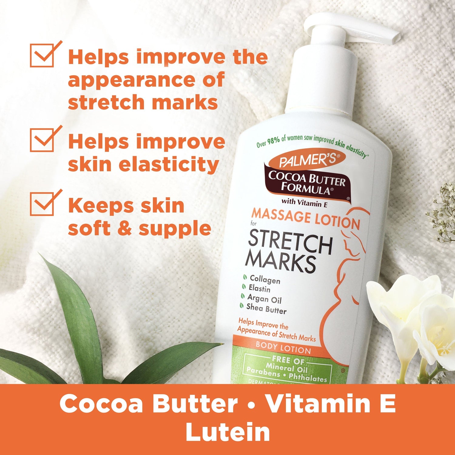 Cocoa Butter Massage Lotion for Stretch Marks 250ml