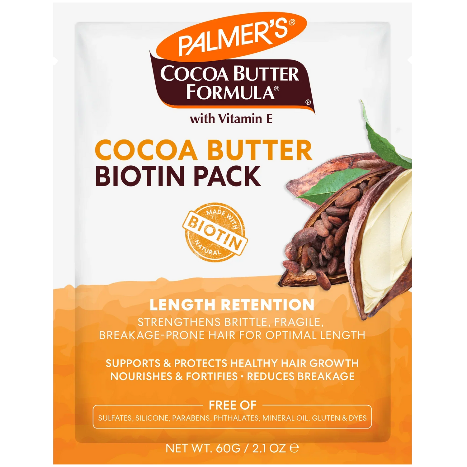 Cocoa Butter Length Retention Biotin Pack 60g