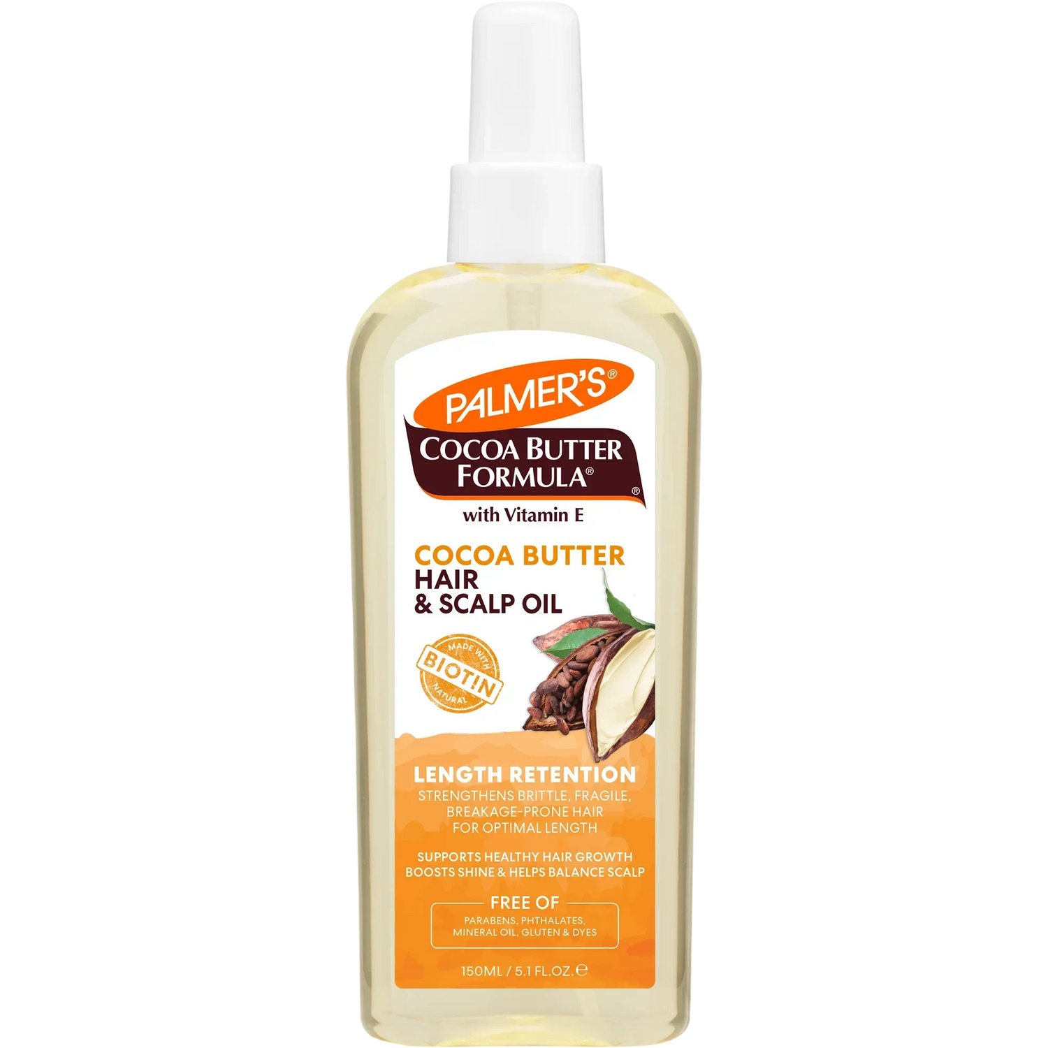 Cocoa Butter Length Retention Hair + Scalp Oil 150ml